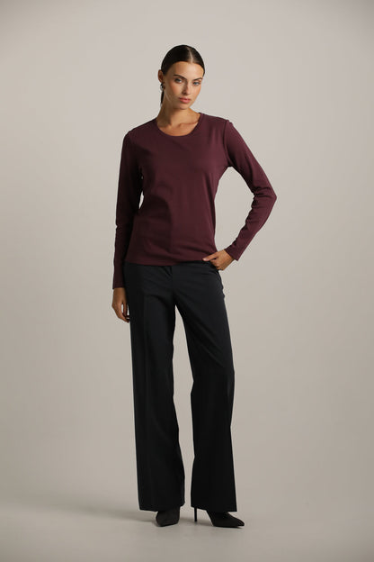 Long-Sleeve Crew-Neck T-Shirt