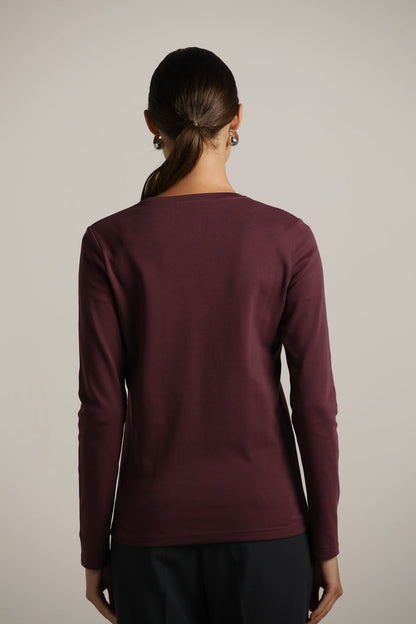 Long-Sleeve Crew-Neck T-Shirt