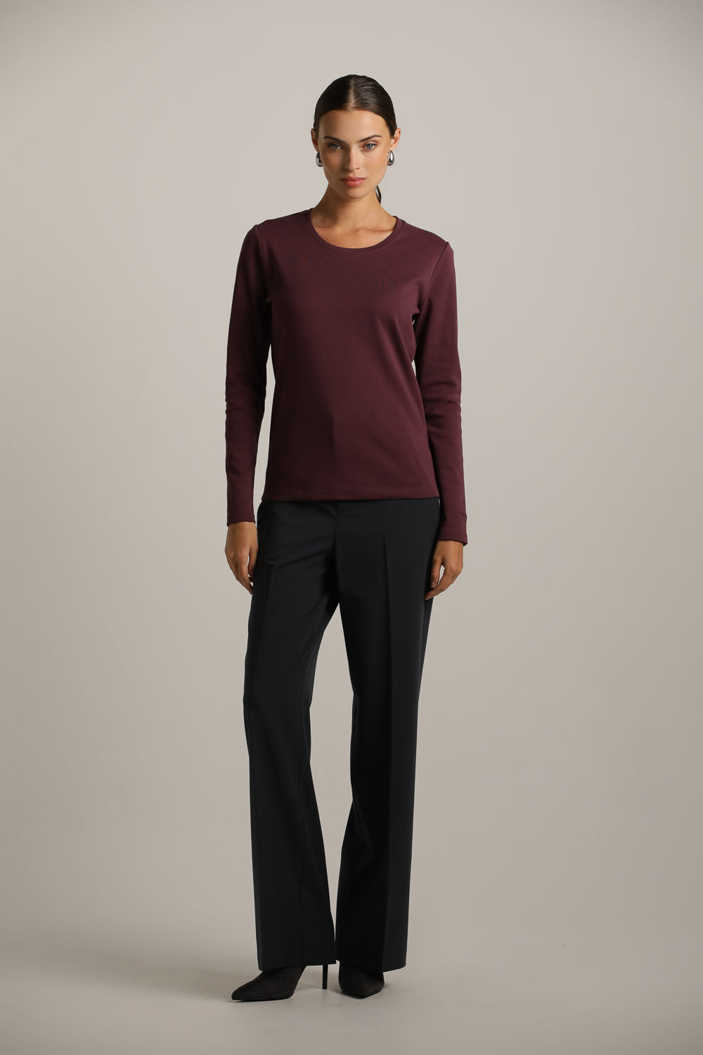 Long-Sleeve Crew-Neck T-Shirt