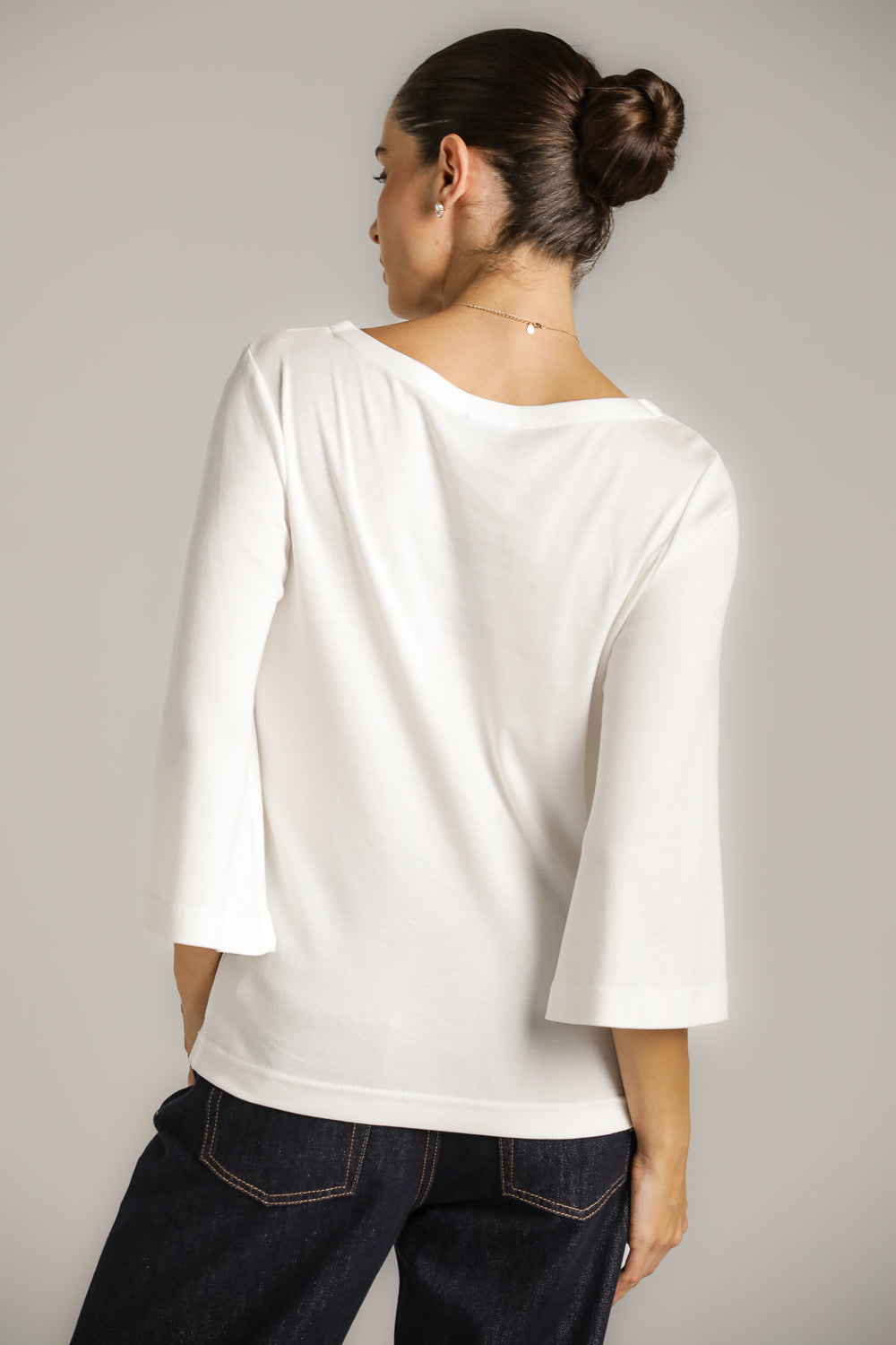 T-Shirt With Flared Sleeves