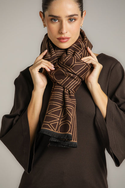 Scarf – Viscose-Polyester Blend