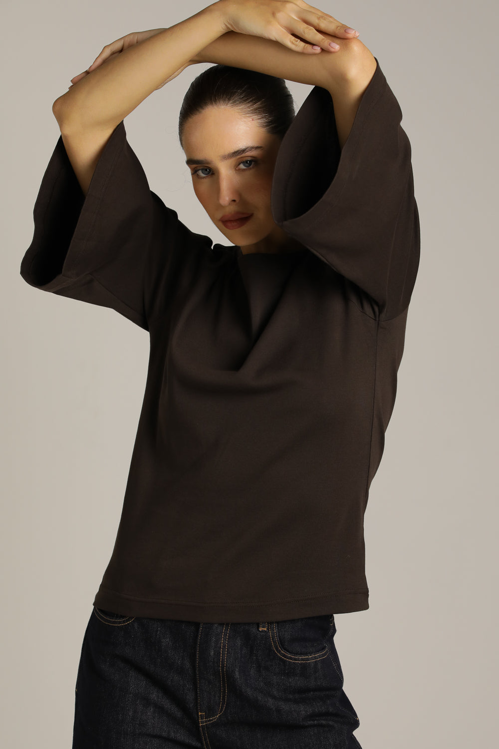T-Shirt With Flared Sleeves