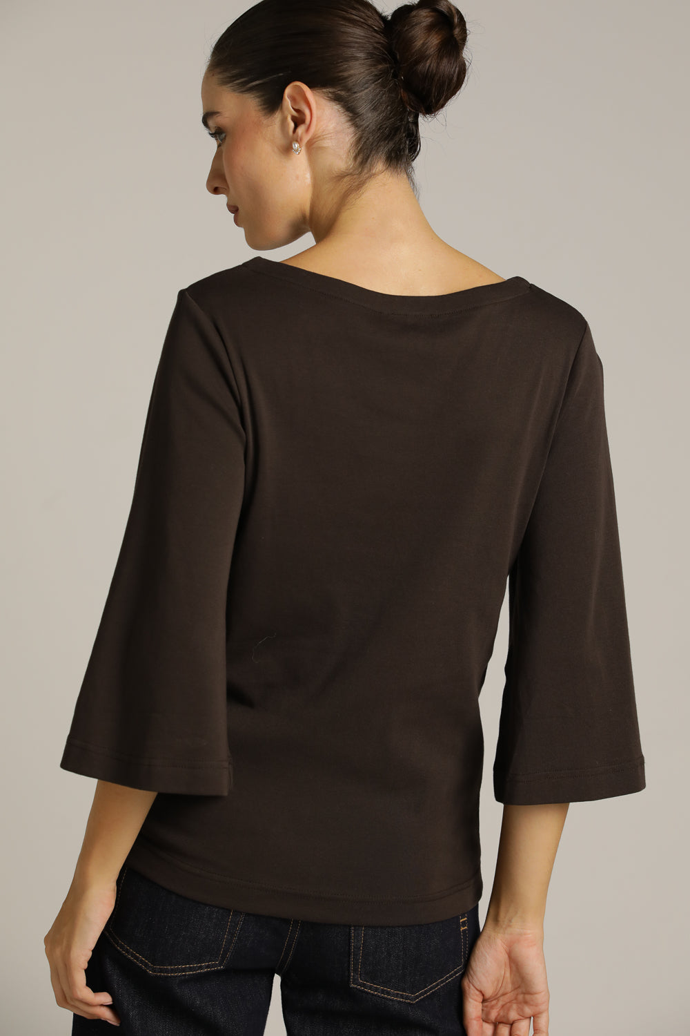 T-Shirt With Flared Sleeves