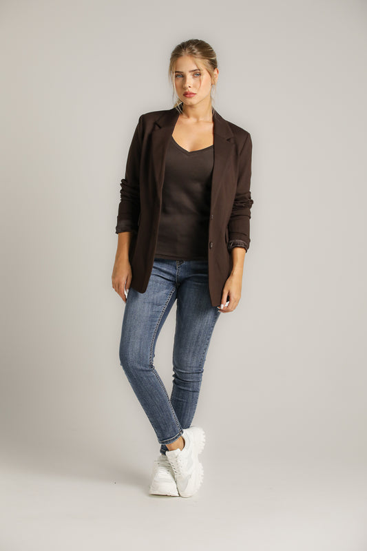 V-Neck T-Shirt In Cotton
