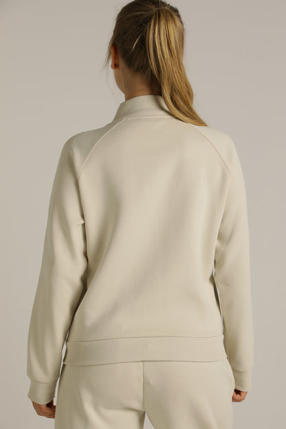 Acket With Raglan Sleeves And Ribbed Hem
