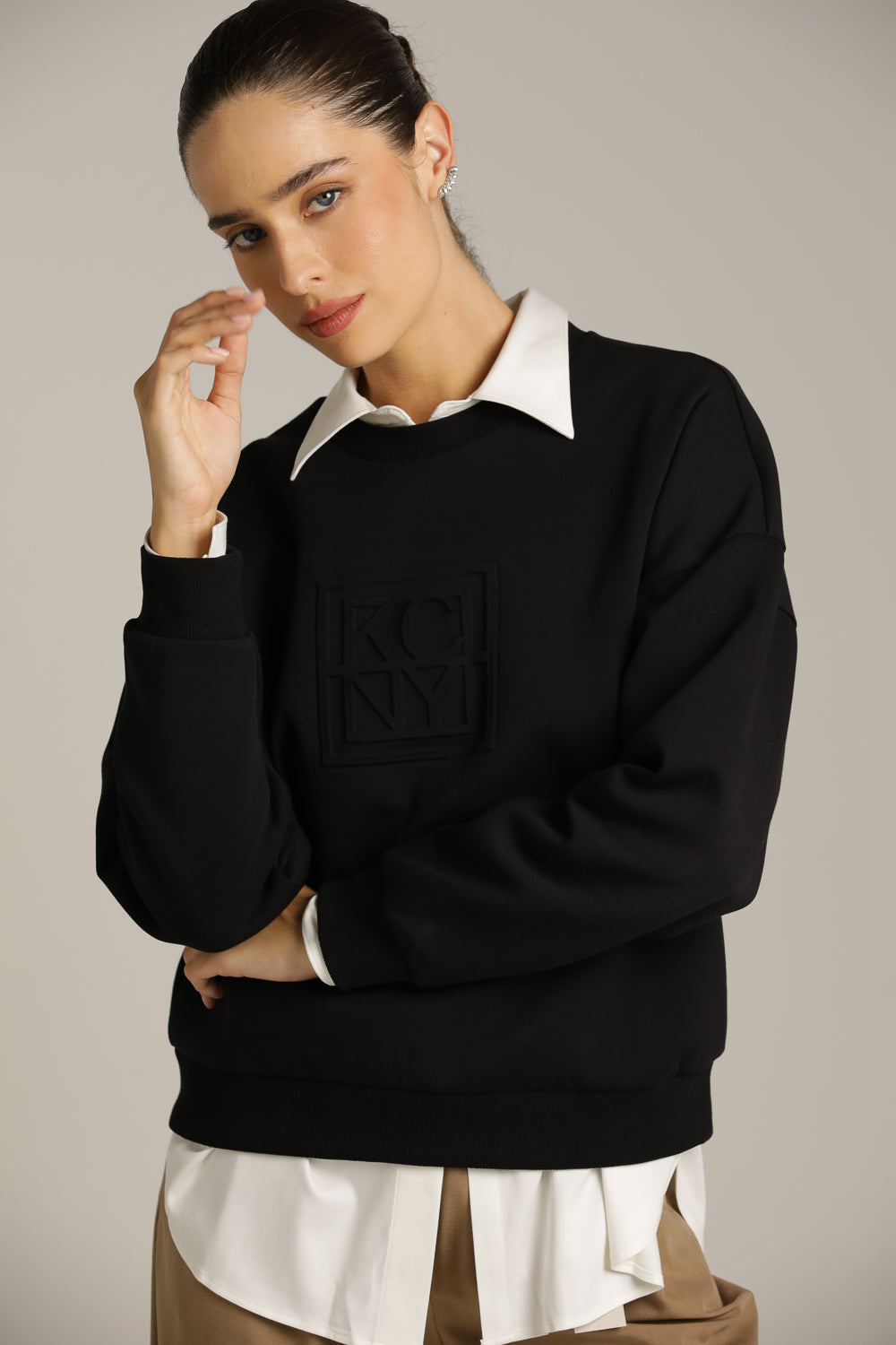 Cozy Sweatshirt With Logo