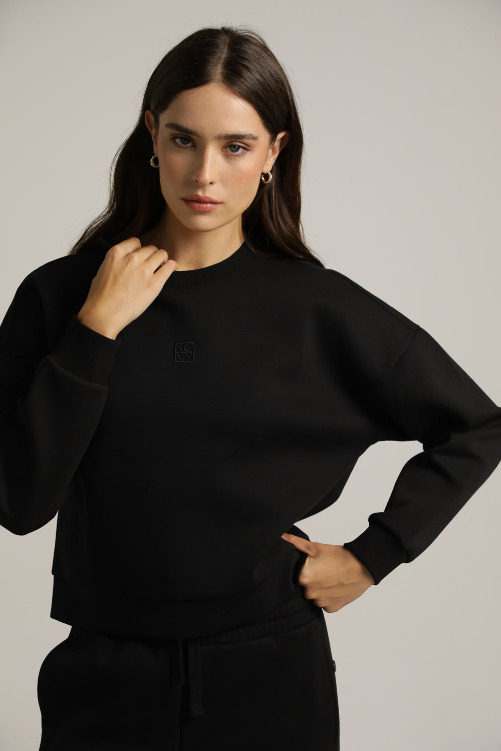Cropped Logo Sweatshirt