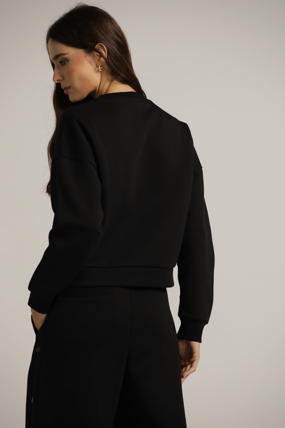 Cropped Logo Sweatshirt