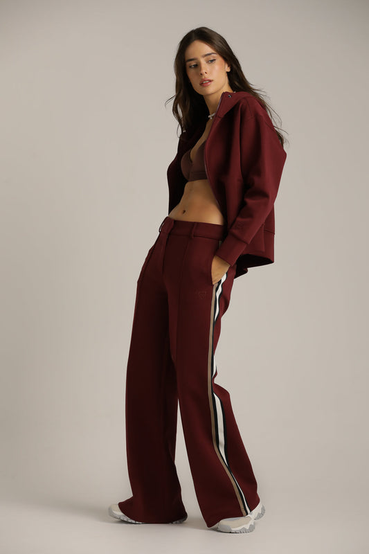 Jacket With Hood And Concealed Zipper