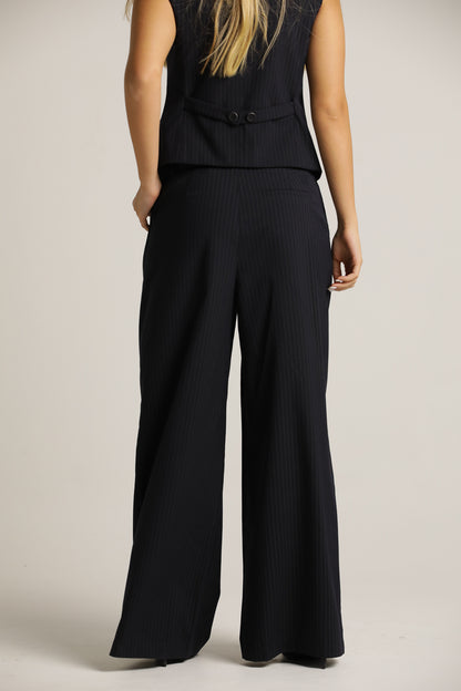 Tailored Wide-Leg Pants