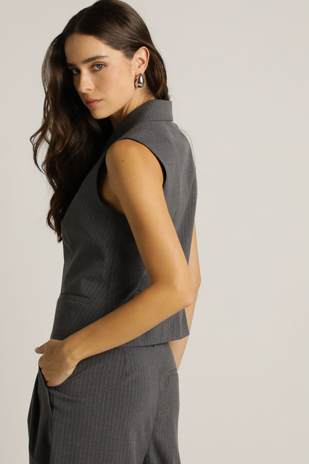 Tailored Collared Vest