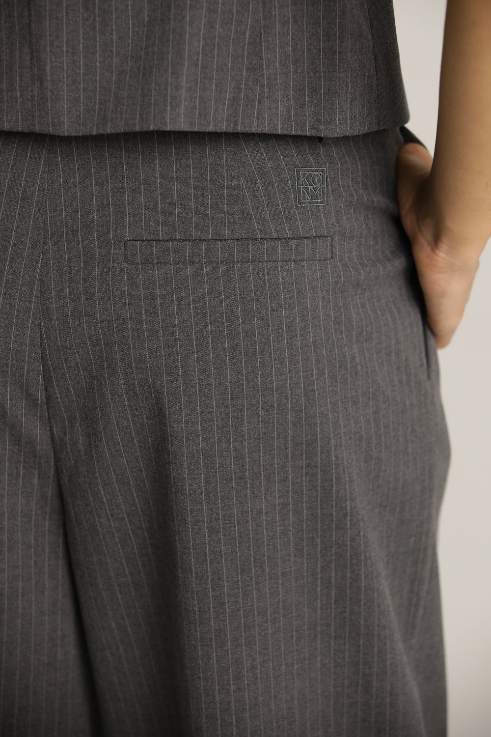 Tailored Wide-Leg Pants