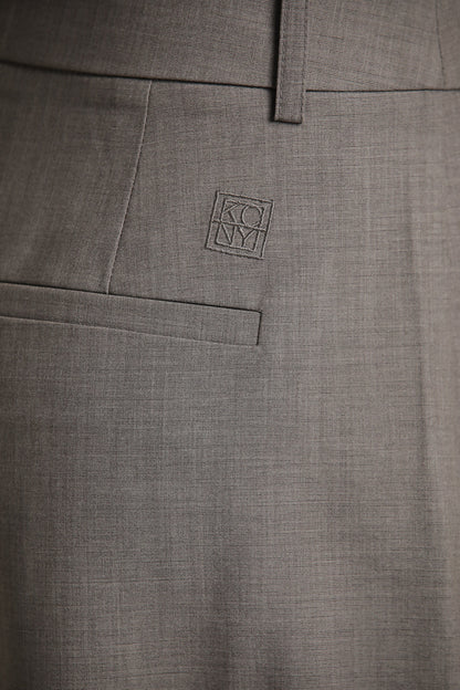 Wide Leg Tailored Pants