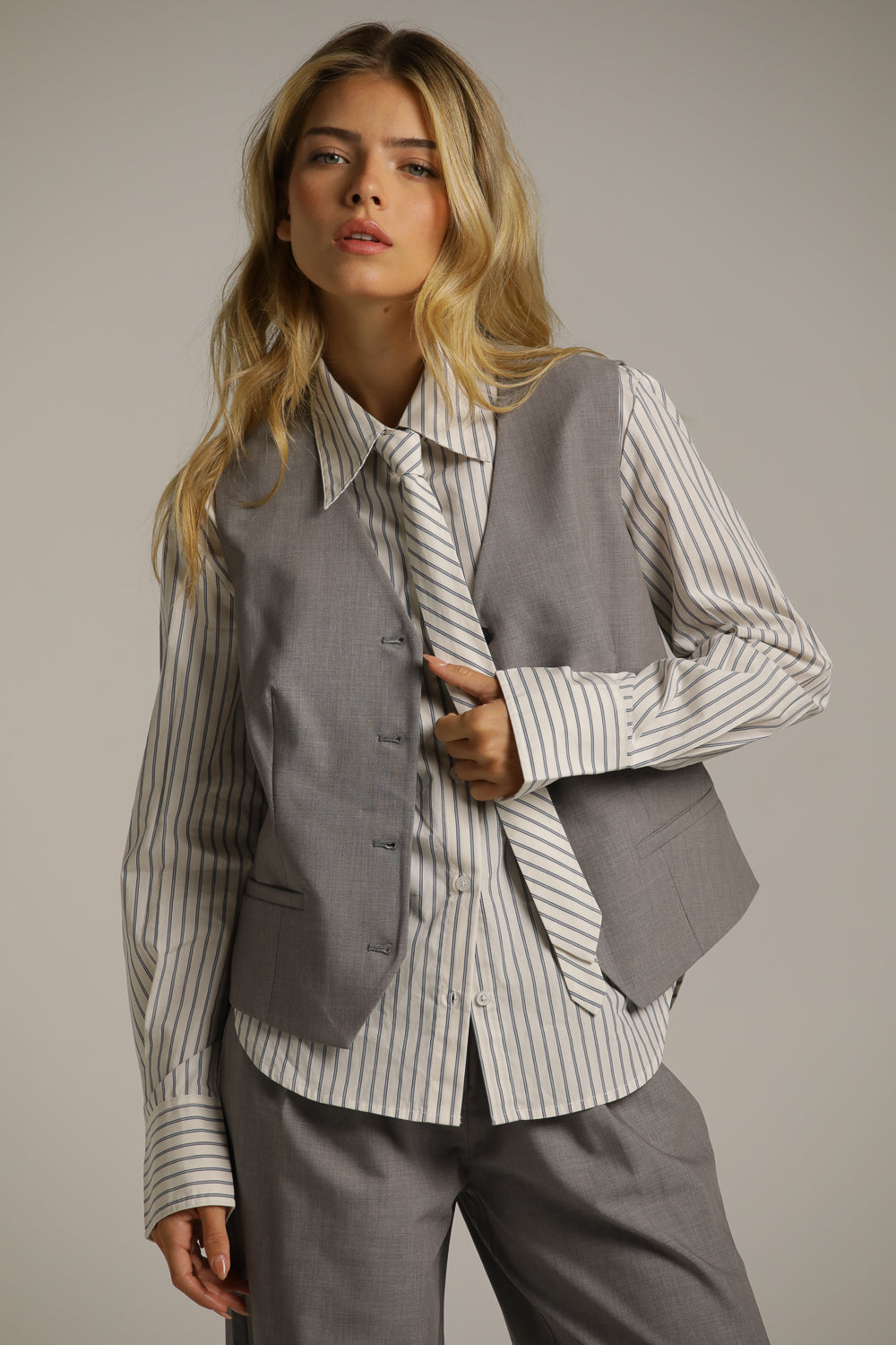 Tailored Waist-Length Vest