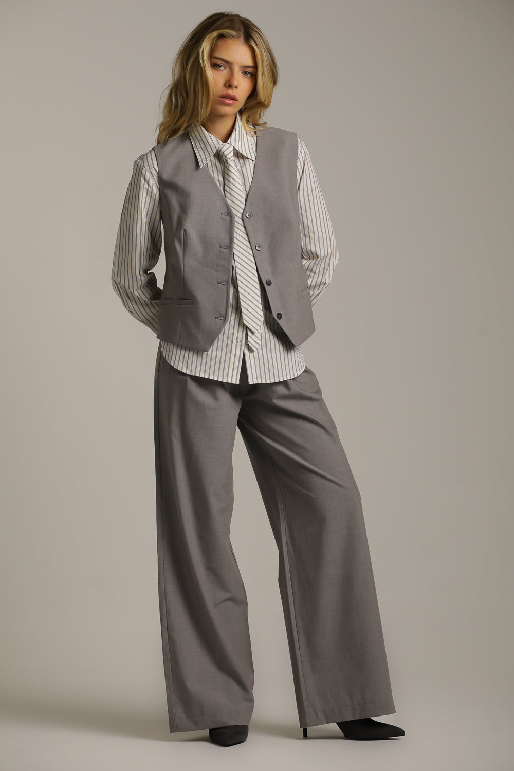 Tailored Waist-Length Vest