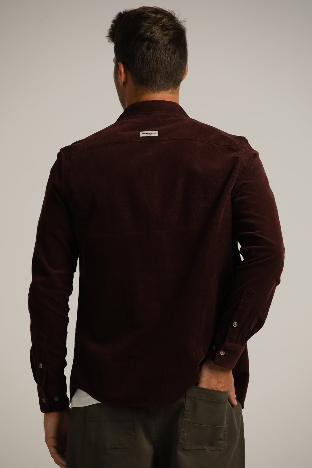 Men’S Button-Up Corduroy Shirt