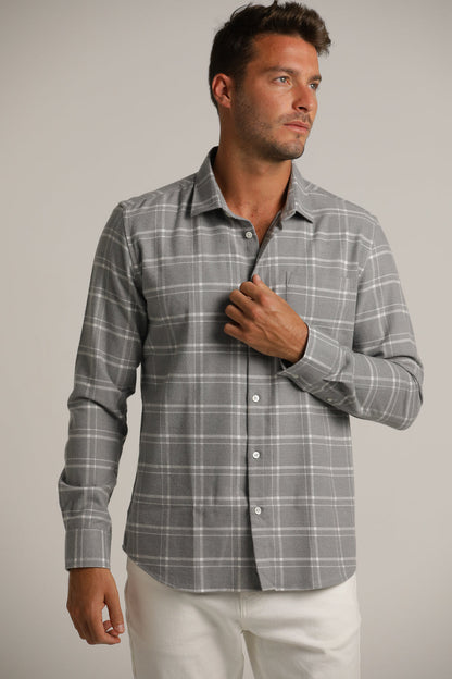 Checked Button Up Shirt