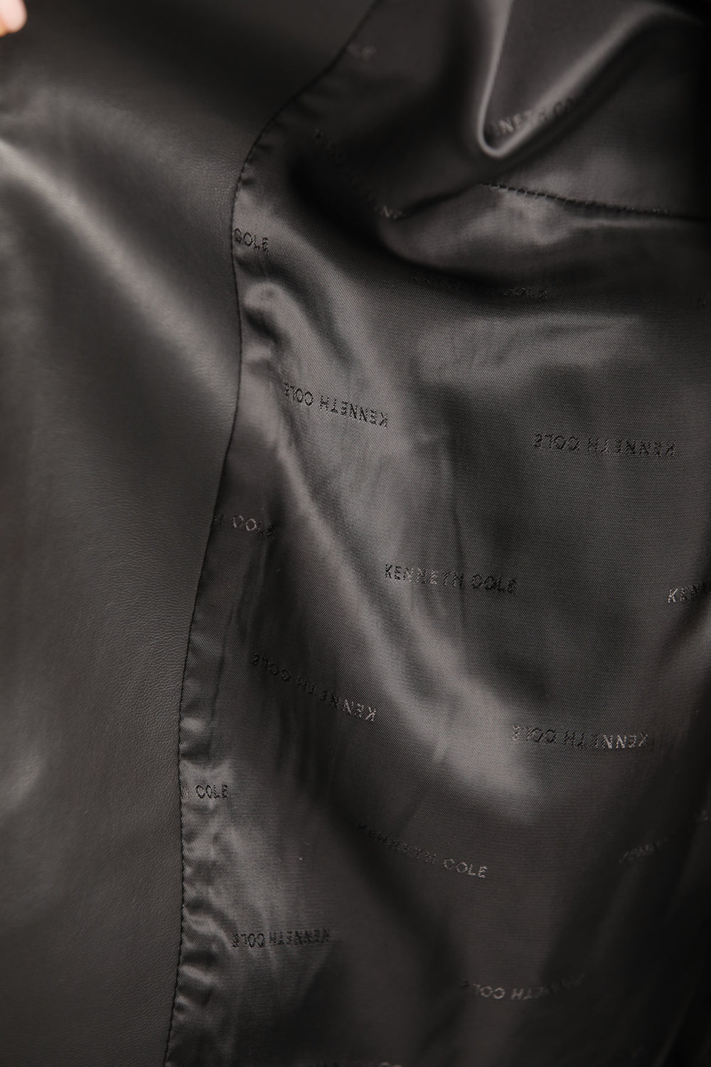 Boxy Jacket In Faux Leather