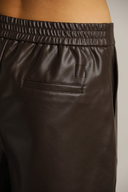 Faux Leather Shorts