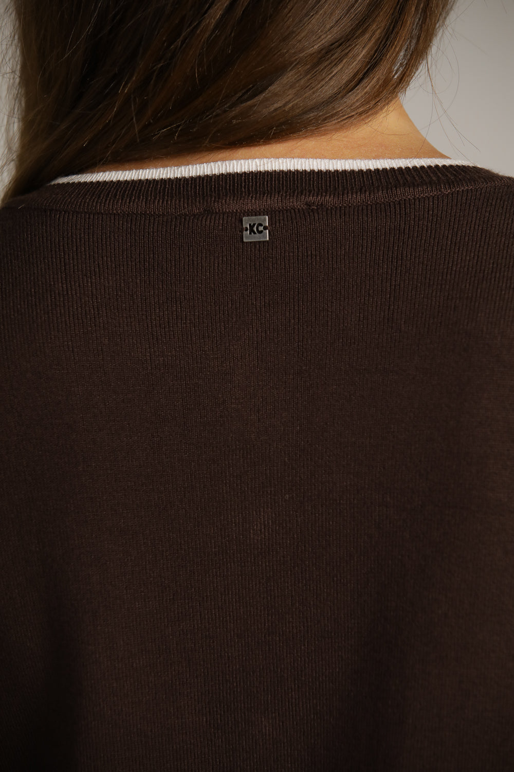 Classic Knit Crew-Neck Cardigan