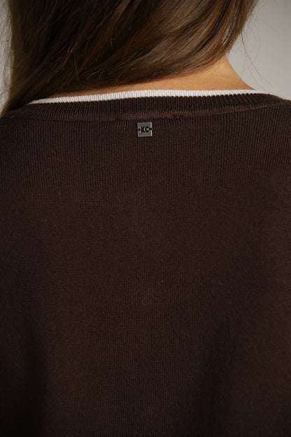 Classic Knit Crew-Neck Cardigan