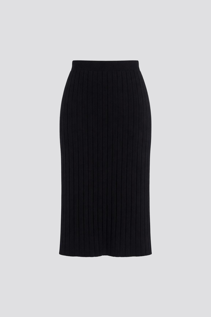 Pleated Midi Skirt
