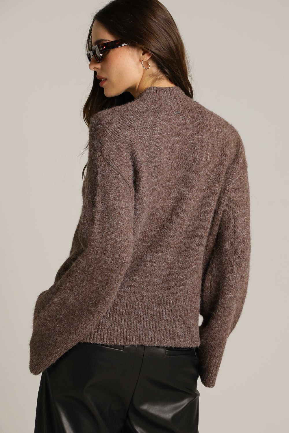 Wool-Blend Knit Top