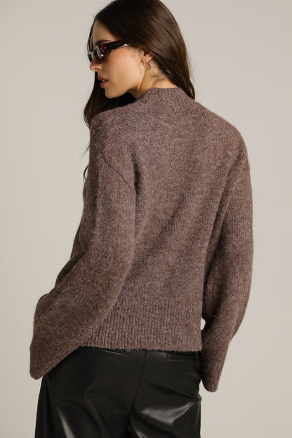 Wool-Blend Knit Top