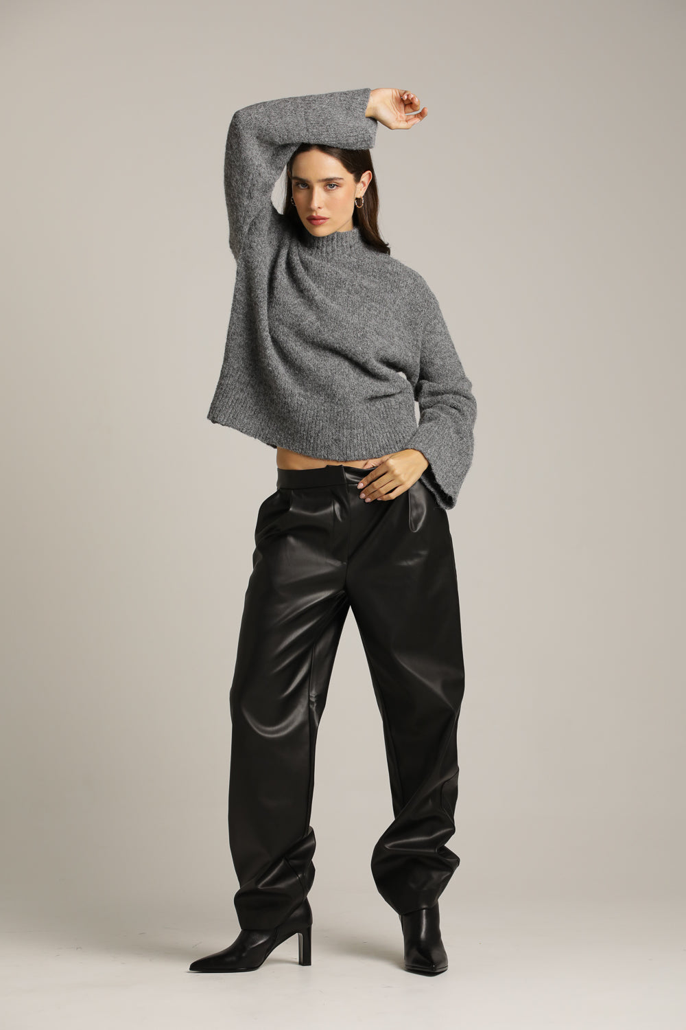 Wool-Blend Knit Top