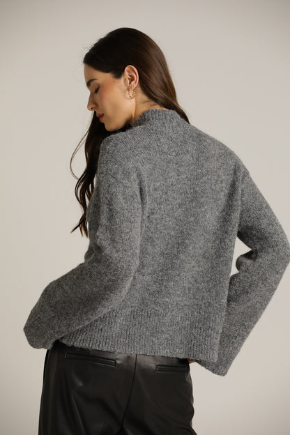 Wool-Blend Knit Top