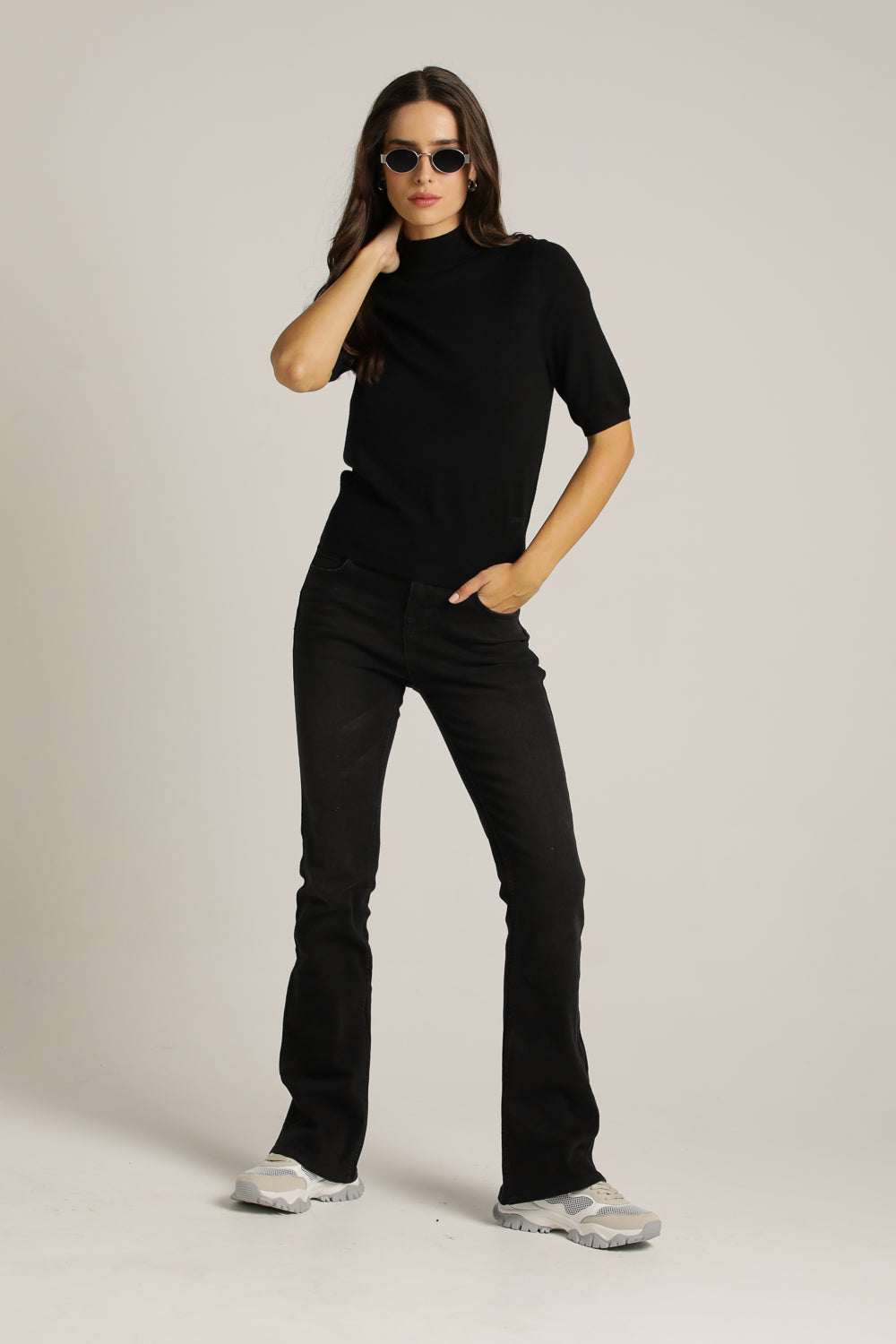 Flared Slim Bootcut Jeans