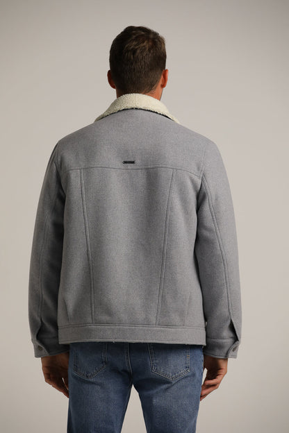 Faux Fur Trucker Jacket