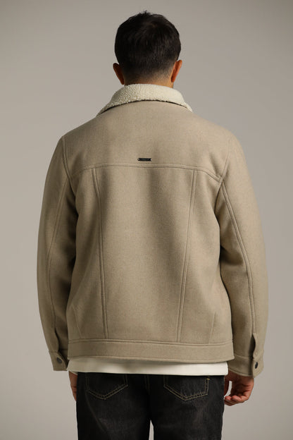 Trucker Jacket With Vegan Fur Lining