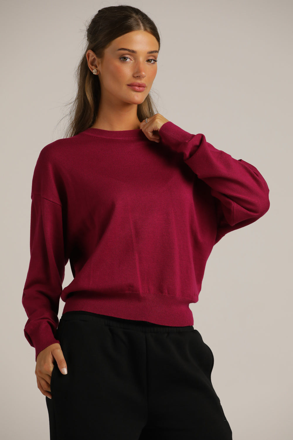 Oversized Knit Top