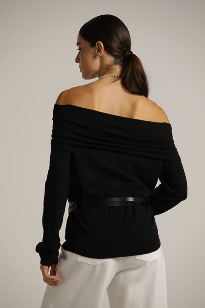 Off-The-Shoulder Knit