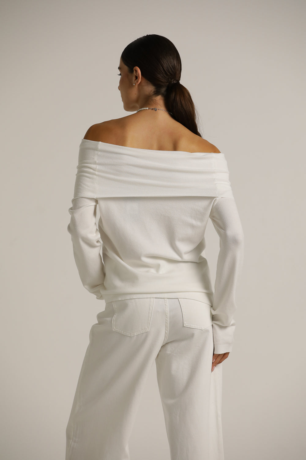 Off-The-Shoulder Knit