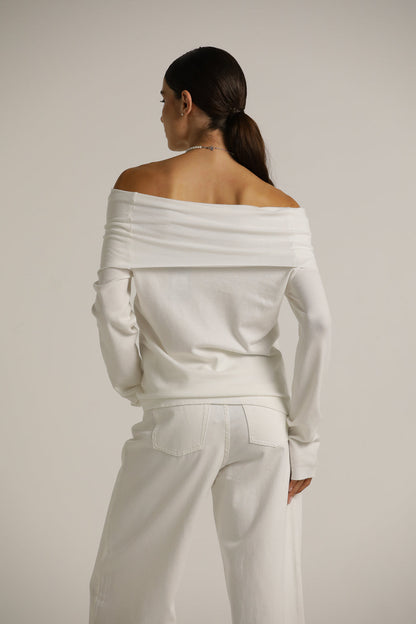 Off-The-Shoulder Knit