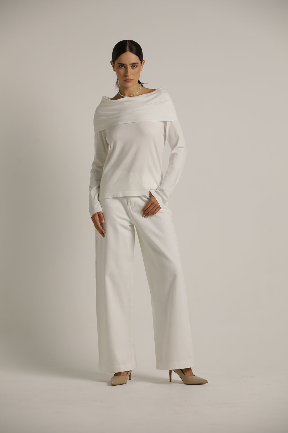 Off-The-Shoulder Knit