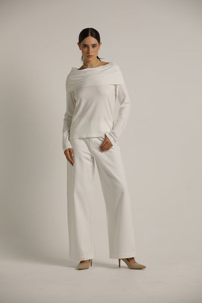 Off-The-Shoulder Knit