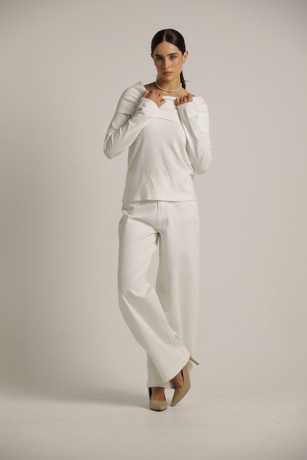 Off-The-Shoulder Knit