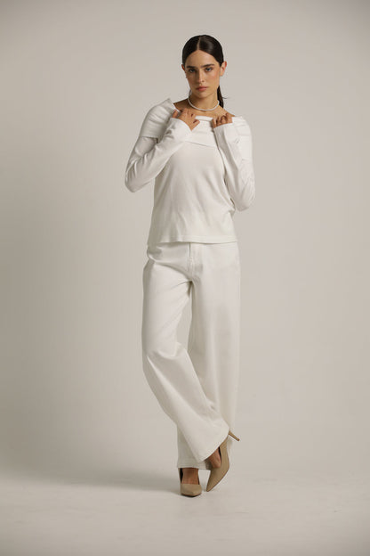 Off-The-Shoulder Knit