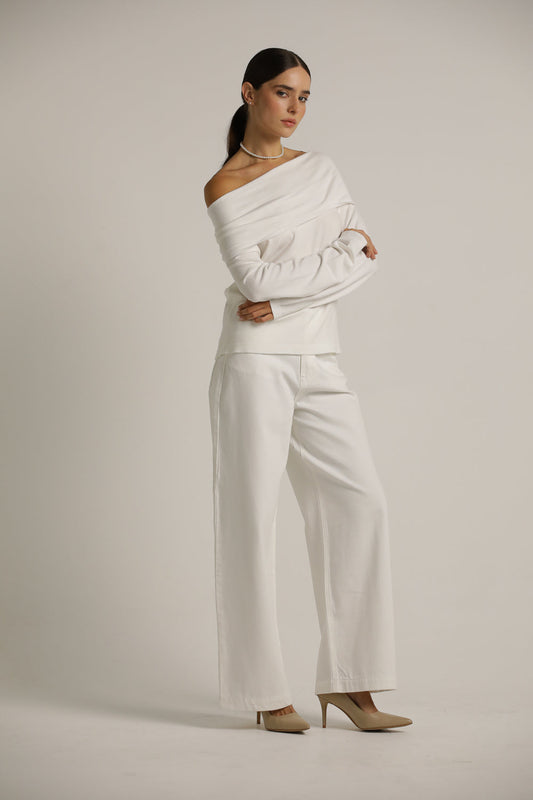 Off-The-Shoulder Knit