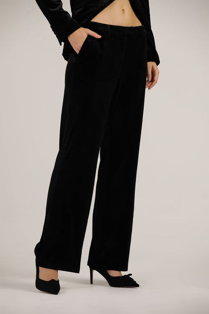 Velvet Tailored Trousers