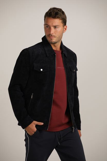 Genuine Suede Trucker