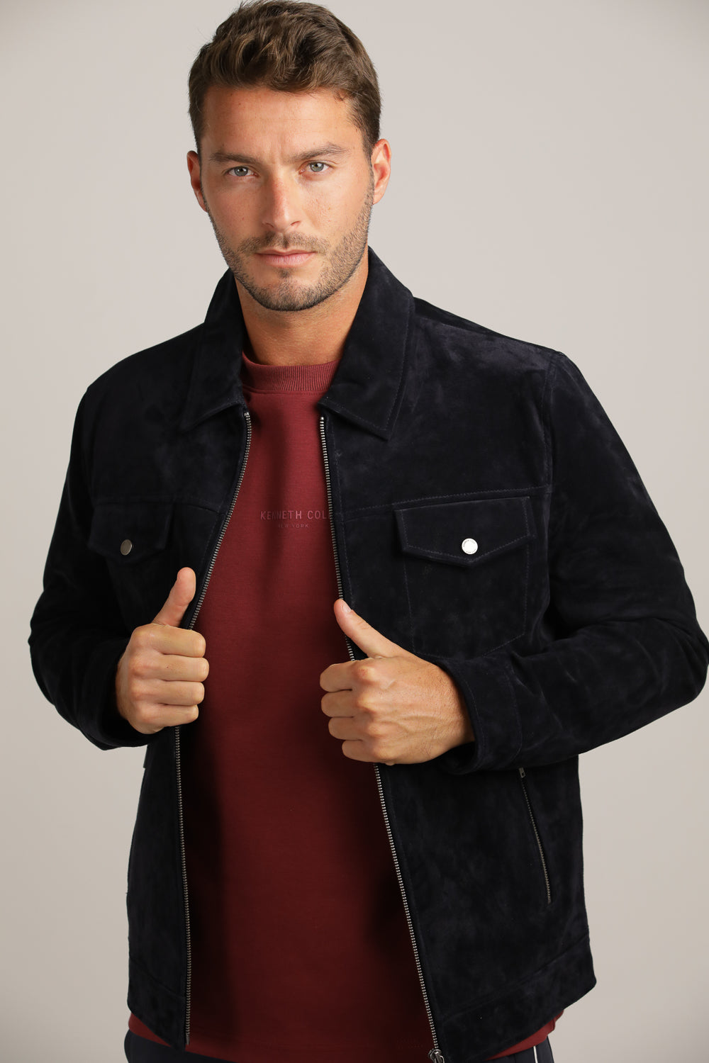 Genuine Suede Trucker