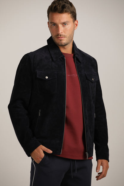 Genuine Suede Trucker
