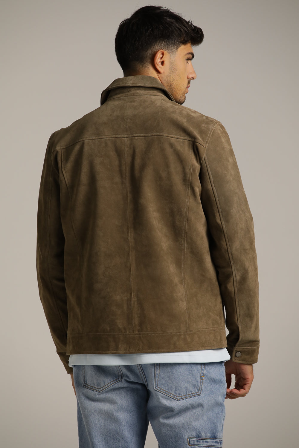 Genuine Suede Trucker