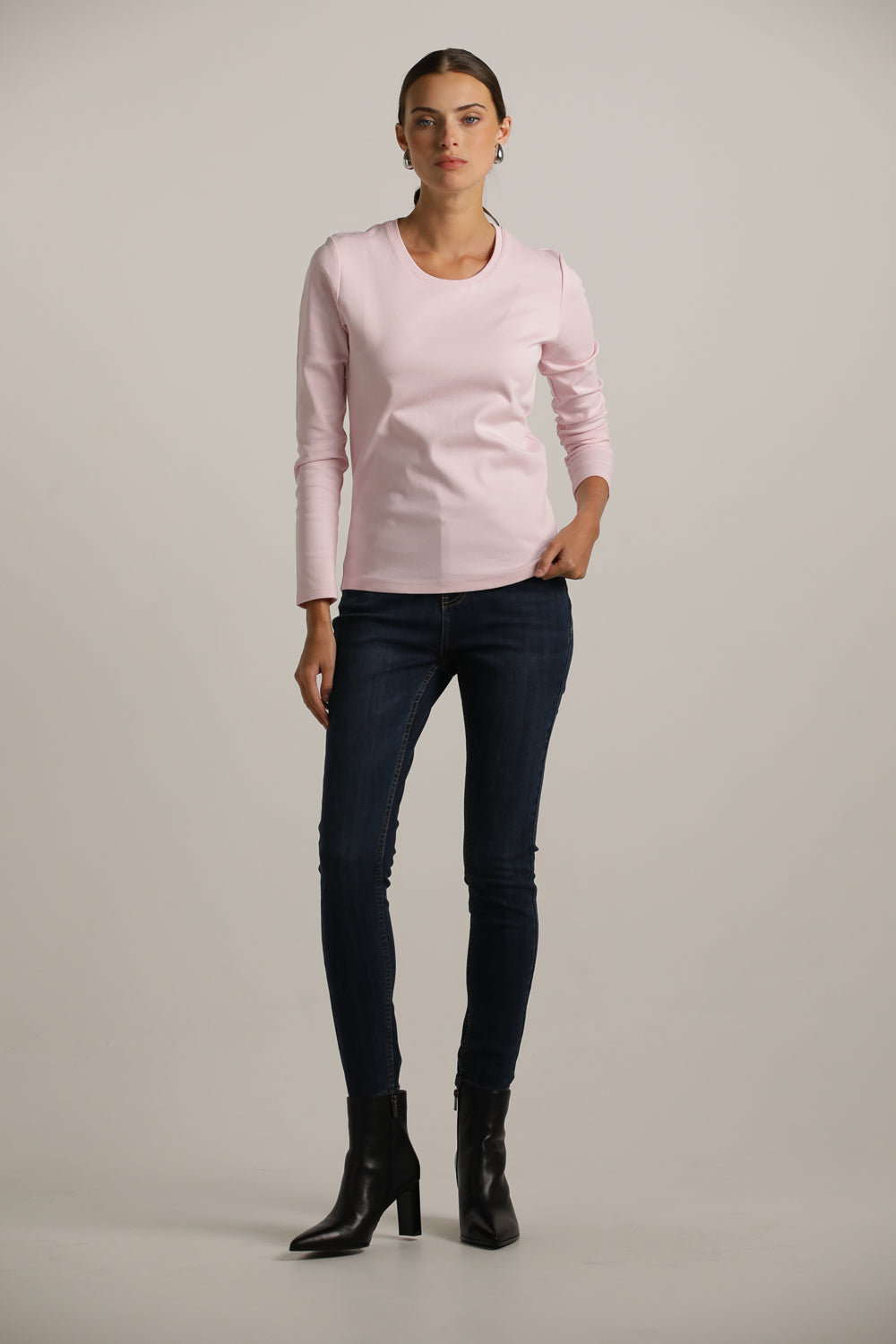 Long-Sleeve Crew-Neck T-Shirt