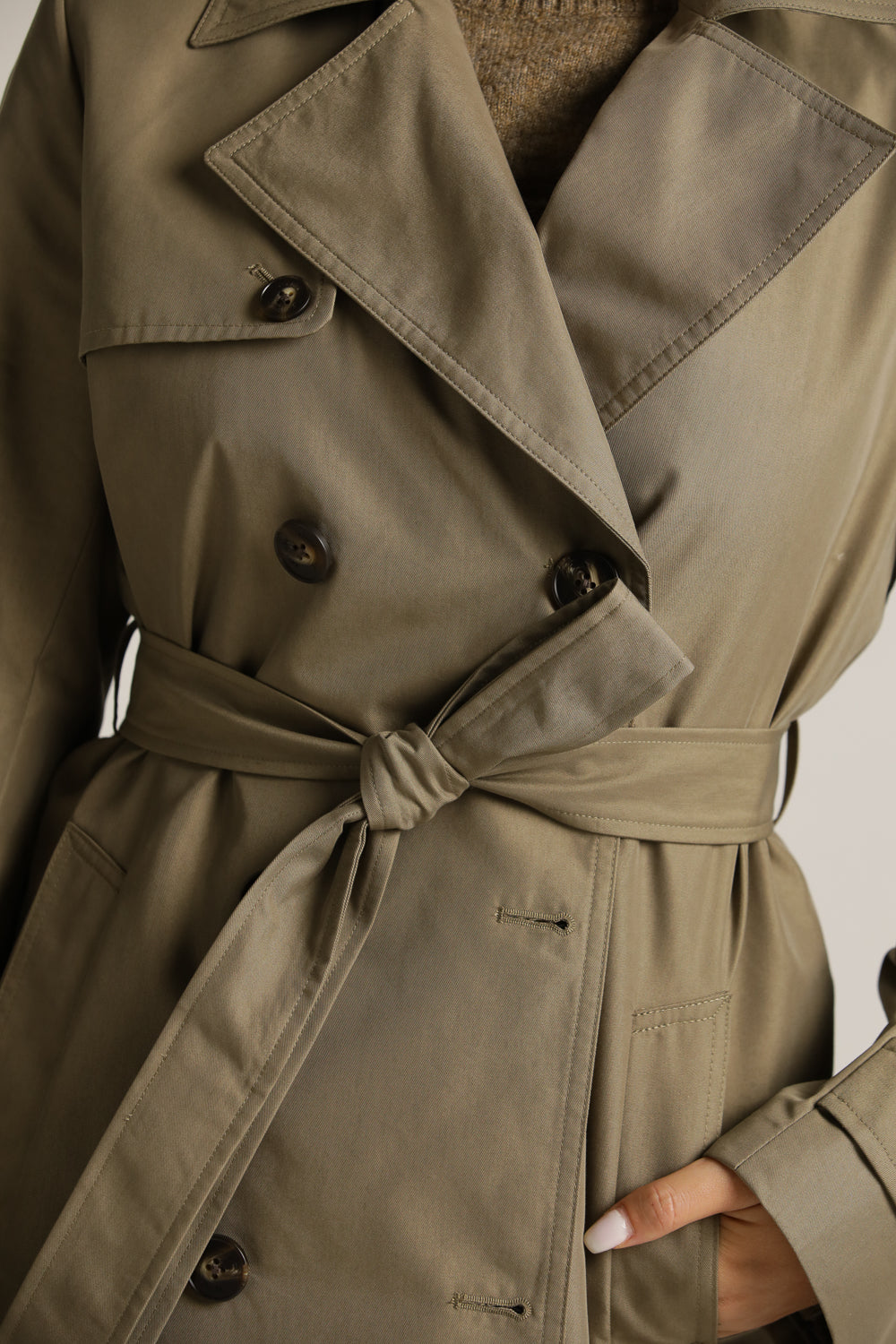 Classic Trench Coat In A Midi Length