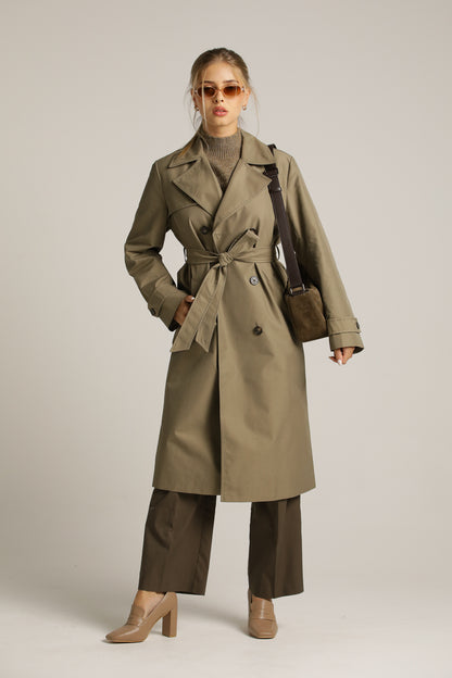 Classic Trench Coat In A Midi Length